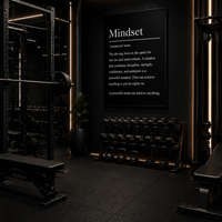 Mindset Definition Rolled Poster — Motivational Wall Art for Office & Home